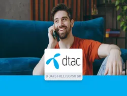 4G/5G Phuket Tourist SIM Card with 15/30/50GB Data
